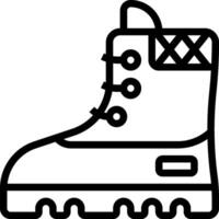 Winter boots icon vector