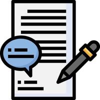 Document illustration design vector
