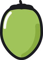 A green apple icon on a white background vector