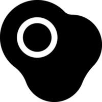A black and white image of a black and white circle vector