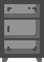 A black and white image of a computer tower vector