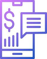 Mobile app icon vector