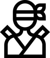 Ninja illustration design vector
