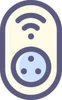 A wifi symbol on a white background vector