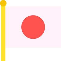 Japan flag clipart vector