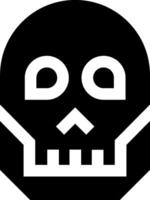 A skull with a face on it vector