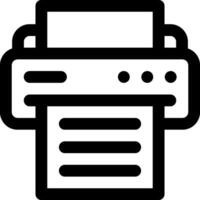 Printer icon on white background vector