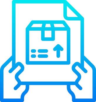 un mano participación un caja con un flecha señalando arriba vector