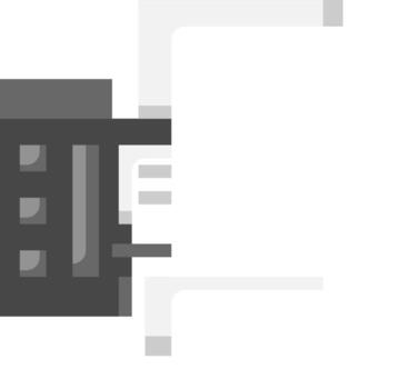 un negro y blanco imagen de un computadora vector