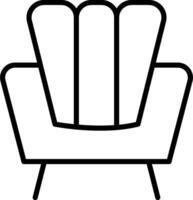 Chair icon royalty free clip art vector