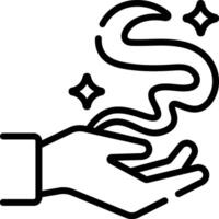 A hand holding a coin with a star on it vector