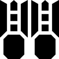 A black and white logo with two black and white squares vector