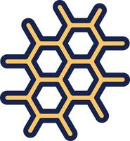 A honeycomb icon vector