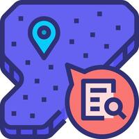 Map location icon vector
