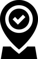 Check mark icon vector