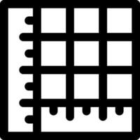 A square with squares on it vector