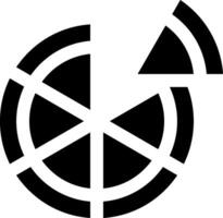 A black and white logo with a slice of pizza vector