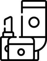 A black and white image of a bottle and a bottle vector