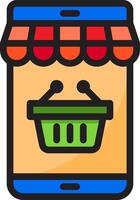 Shopping cart icon illustration design vector