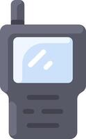 A radio with a screen on it vector