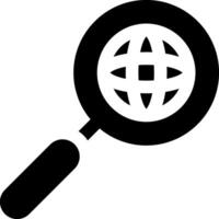 Magnifying glass icon illustration vector