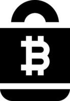 Crypto wallet icon vector