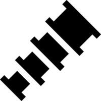 A black and white image of a black and white square vector