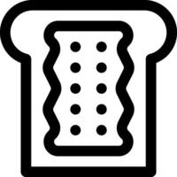 Toast illustration design vector