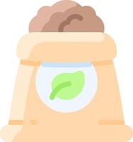 A jar with a leaf inside of it vector