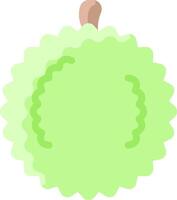 A green fruit with a white background vector