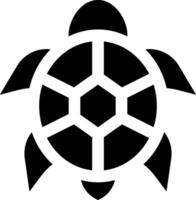 A turtle silhouette on a white background vector