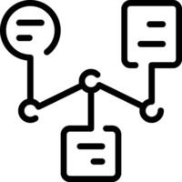 A black and white icon of a computer vector
