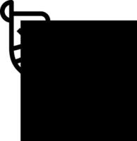 A black and white image of a person holding a book vector