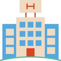 A building with a sign on it vector