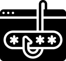 A black and white icon of a lock and key vector