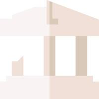 A building with a roof and a window vector