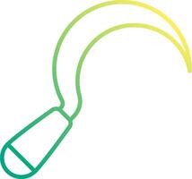 A green and yellow logo for a tool vector