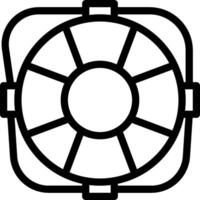 Life preserver icon vector