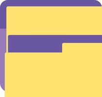 File folder icon vector