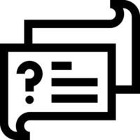 Question mark icon vector