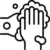 Wash hands icon vector