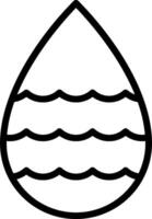 Easter egg coloring pages vector