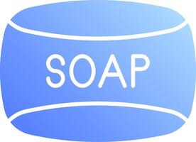 Soap icon with blue background vector