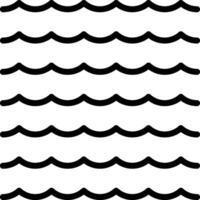 A black and white pattern of waves vector