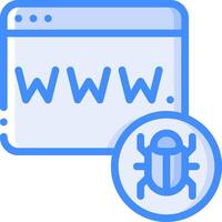 How to remove a web browser bug vector