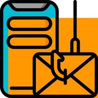 Email and phone icon vector