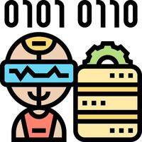 Data science and data engineering vector