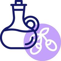 Olive oil icon vector