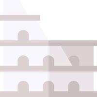An illustration of a building with arches vector