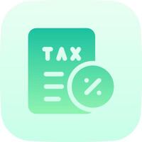 Tax calculator - app icon vector